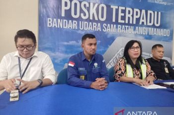 Belasan maskapai penerbangan dari atau menuju Manado tertunda erupsi Gunung Ruang