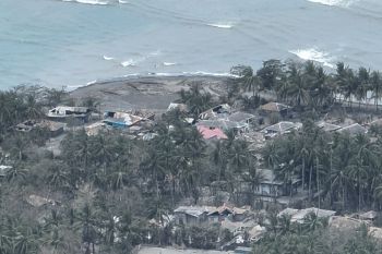 Data BNPB: 10 desa dan dua kelurahan terdampak erupsi Gunung Ruang