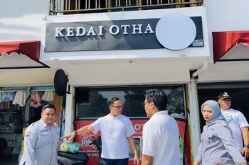 Penataan pertokoan di sekitar Jembatan Otista Kota Bogor 90 persen rampung