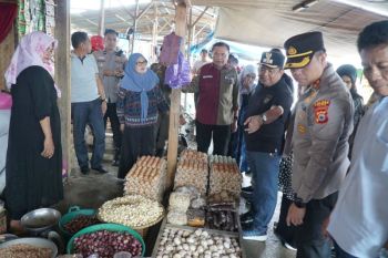 Pj Bupati Luwu pantau harga bahan pokok di Pasar Sentral Belopa