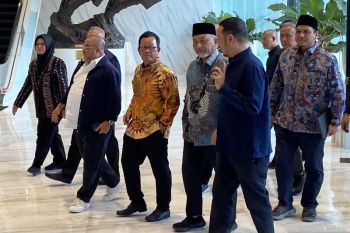 PKS menyambangi Partai NasDem usai penetapan capres-cawapres terpilih