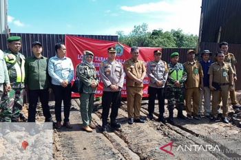 Pemkab Balangan pasang spanduk larangan pemanfaatan aset di lahan pemerintah