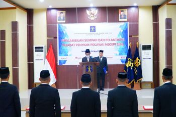 Kakanwil Kemenkumham Sulsel lantik lima PPNS
