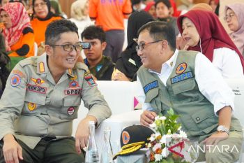 Sarasehan HKBN 2024, Hendri Septa Berbagi Pengalaman Tentang Upaya Pengurangan Resiko Bencana