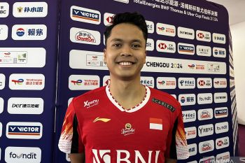Piala Thomas 2024 - Ginting buka kemenangan atas Inggris di fase grup