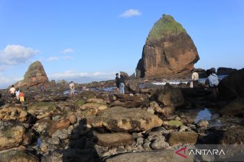 Pantai Papuma Jember masih jadi destinasi favorit