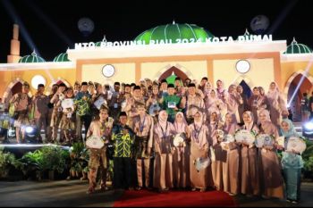 Kafilah Siak raih peringkat III pada MTQ Provinsi Riau