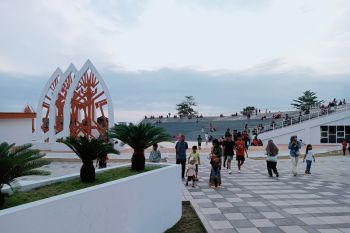 Nobar semifinal Piala Asia U-23 di Teras Udayana Mataram