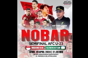 Siapkan makanan gratis, Asmar ajak nobar semifinal Piala Asia U-23 di rumdisnya