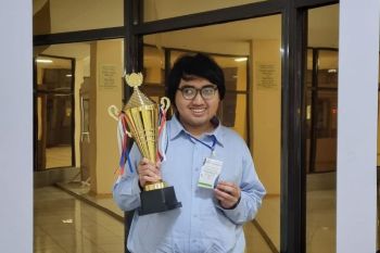 Seorang mahasiswa Indonesia juarai Olimpiade Sains di Kazakhstan