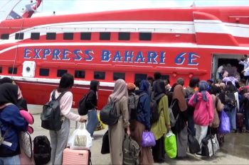 1700 pemudik berangkat tiap hari dari Pelabuhan Nusantara Kendari