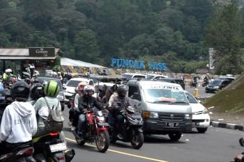 Puncak arus milir terlewati, jalur Puncak Cianjur arah Jakarta landai