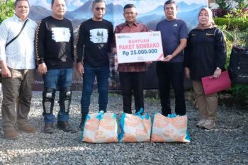 BNI Berbagi, salurkan bantuan pangan ke masyarakat terdampak erupsi Gunung Marapi