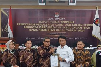 KPU tetapkan 45 anggota DPRD Kepri terpilih, ini dia daftarnya