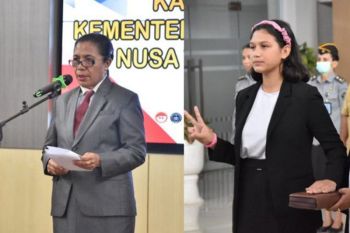 Kemenkumham ambil sumpah setia anak berkewarganegaraan ganda jadi WNI di Kupang