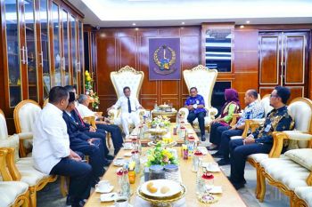 Kakanwil Kemenkumham audiensi dengan Pj Gubernur Sulsel