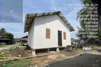 Pemkab Pasaman Barat rampungkan program bedah rumah bantuan CSR perusahan sawit