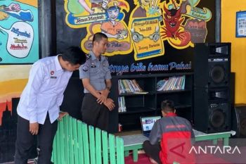 Lapas Narkotika Samarinda  perkaya Pojok Baca untuk WBP melek literasi