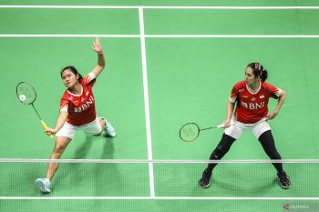 Ganda Putri Fadia/Ribka kalah di partai kedua final Piala Uber 2024