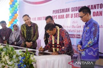 BPS resmikan kantor baru statistik di tiga kabupaten di Sumsel