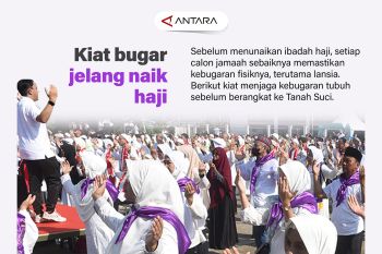 Kiat bugar jelang naik haji