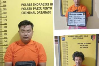 Polres Inhu tangkap tiga pengedar sabu