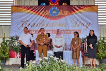 Penamatan 180 Siswa SMK Negeri 1 Tomohon sukses