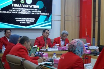 Dua prodi FH Unhas menjalani visitasi akreditasi internasional FIBAA