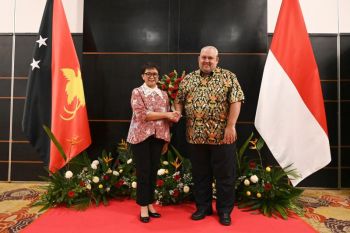 Menlu Retno Marsudi dan Menlu Papua Nugini adakan pertemuan di Jayapura