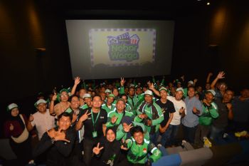 Ratusan Mitra Pengemudi Grab Padang nobar Film "Siksa Kubur"
