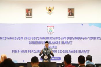 Pemprov Sulbar bersama 30 perguruan tinggi teken MoU tentang pengembangan SDM