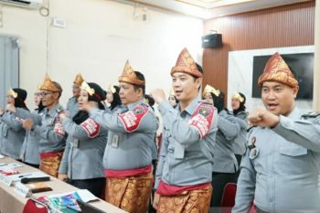 Dua UPT Kanwil Kemenkumham Sumsel tunjukkan keseriusan saat ikuti desk evaluasi menuju WBK