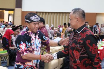 Wakapolda Kaltara Menghadiri Halal Bihalal Bersama Dengan Forkopimda Kalimantan Utara