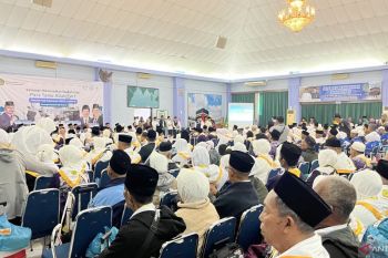 Acara pelepasan JCH Embarkasi Batam dilaksanakan tiga kali