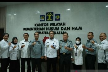 Kemenkumham Sumsel-BNNP jalin sinergisitas wujudkan  lapas bersinar