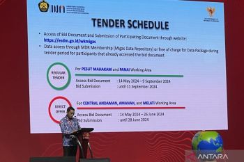 Kementerian ESDM buka pelelangan lima wilayah kerja migas pada 2024