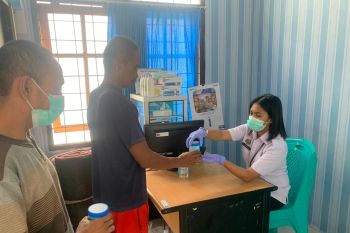 Lapas Lembata  tes urine warga binaan