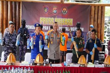 Polda Sulbar tangkap tiga pelaku bom ikan di perairan Bala-Balakang Mamuju