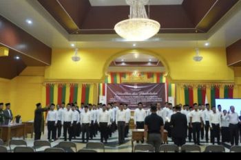 Lantik 69 orang PPK, KPU Siak langsung berikan bimtek
