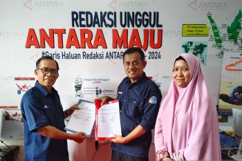LKBN ANTARA Sultra dengan BPN Mubar kerjasama pemberitaan