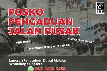 Jalan rusak, LBH Bandarlampung buka posko pengaduan