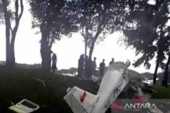 Kemenhub koordinasi dengan KNKT-kepolisian soal pesawat jatuh di BSD