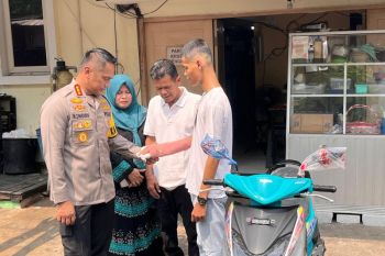 Casis Bintara Polri yang dibegal dihadiahi sepeda motor