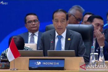 Presiden Jokowi paparkan capaian infrastruktur air pada kepala negara di WWF