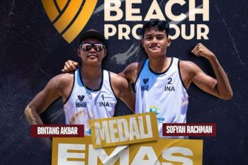 Voli pantai Indonesia cetak sejarah