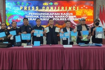 Satresnarkoba Polres Cilegon bekuk sindikat pengedar narkoba senilai Rp2,5 M