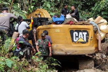 Polisi tutup tambang emas ilegal di Bungo