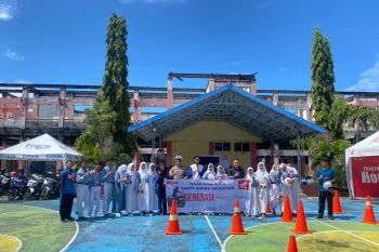 Honda edukasi ajak pelajar menjadi generasi #Cari_Aman Luwuk Banggai