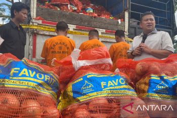 21 ton bawang bombai ilegal asal Malaysia gagal diselundupkan