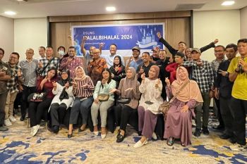 DSLNG gelar halalbihalal bersama Jurnalis Palu